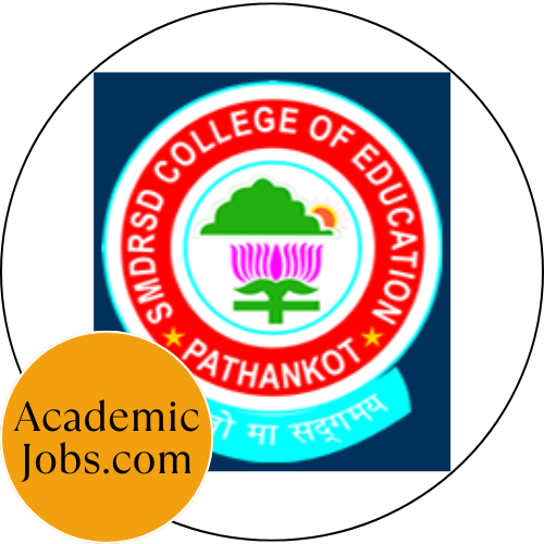SMDRSD College of Education Logo